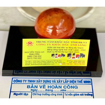 Dấu bản vẽ hoàn công dấu tự động