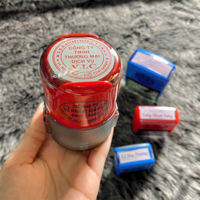 Khắc dấu tròn công ty thương mại