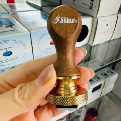 Dấu công ty bằng đồng chấm mực