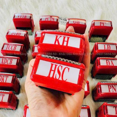 Khắc dấu ký hiệu hồ sơ KH & HSC