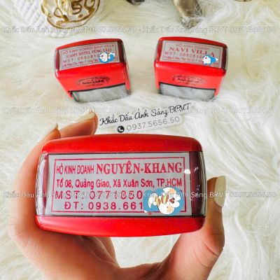 Khắc dấu vuông Hộ kinh doanh