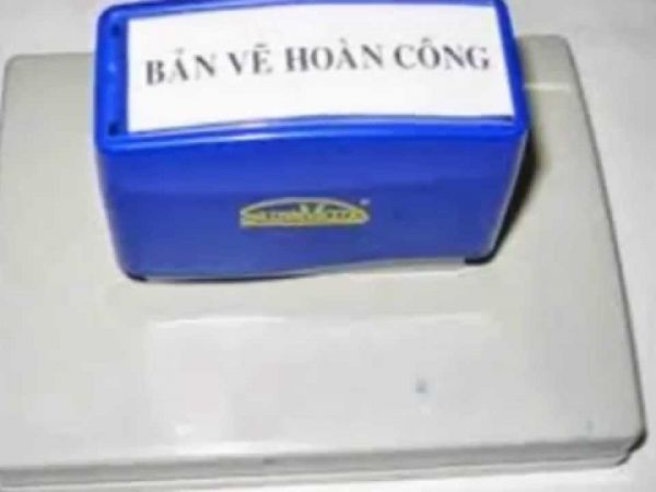 Dấu bản vẽ hoàn công